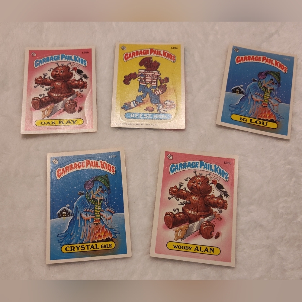Garbage Pail Kids Trading Cards Set
